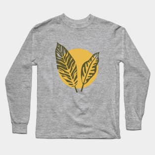 Tropical Leaves Long Sleeve T-Shirt